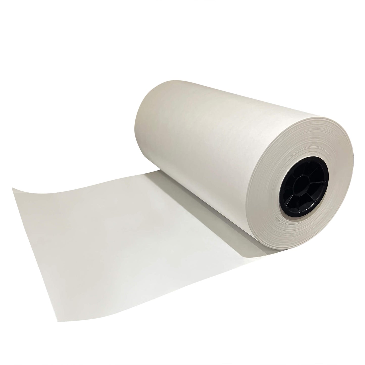 Bleached white butcher paper roll.